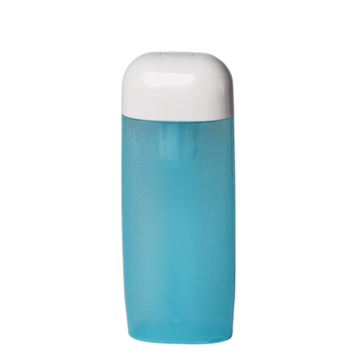 Rociador de bidé portátil de 350 ml color azul con válvula de bloqueo de aire X002